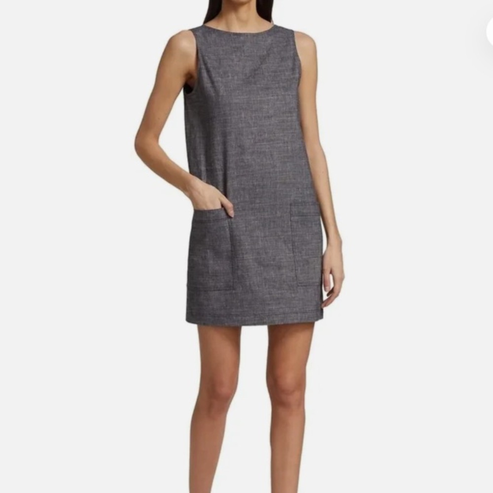 Theory Mod Shift Dress on Navy Melange